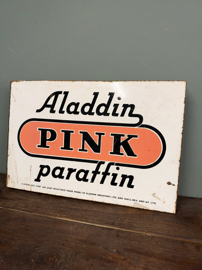 ALADDIN ENAMEL SIGN #9466