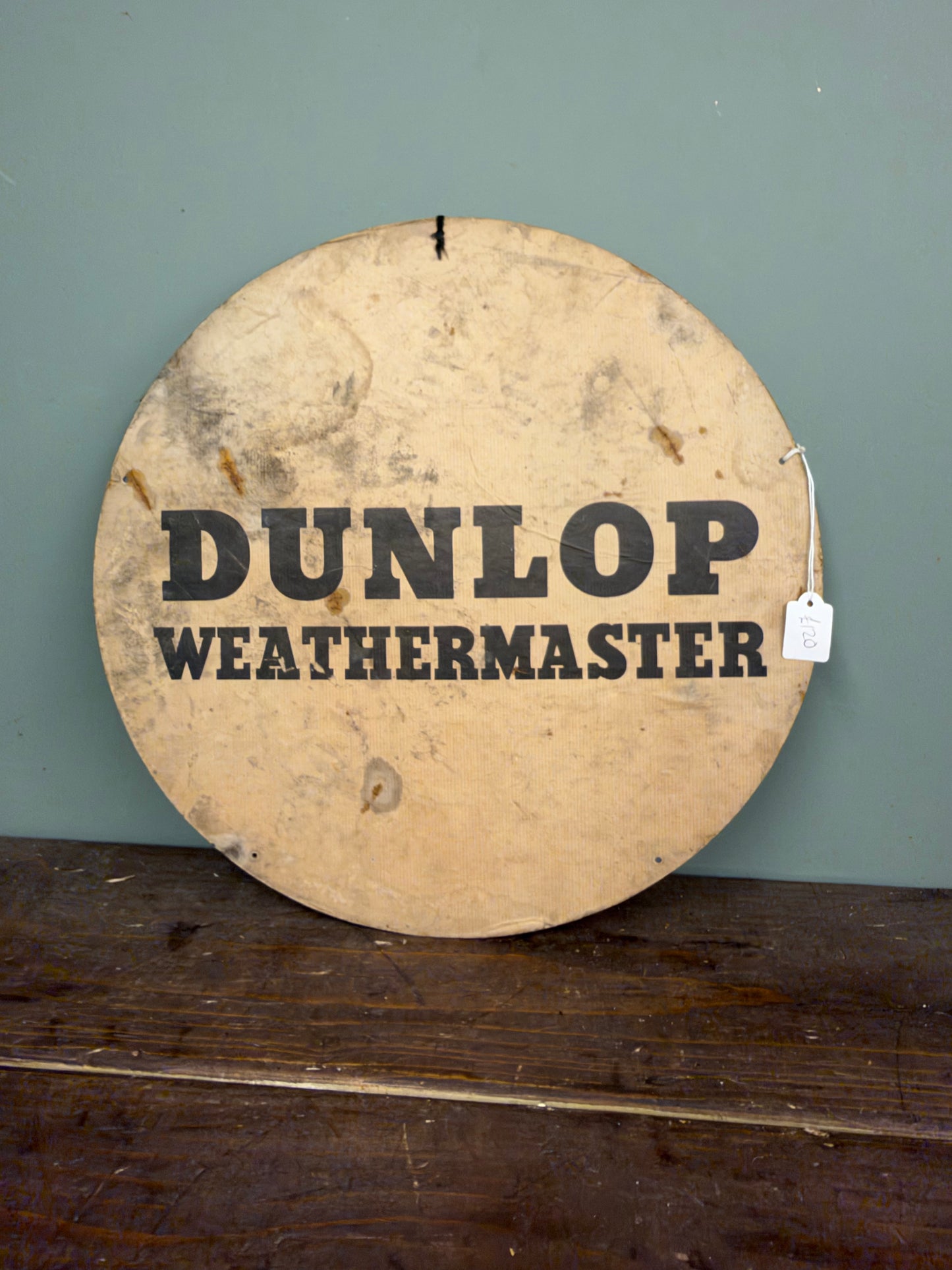 DUNLOP HARDBOARD SIGN #9467