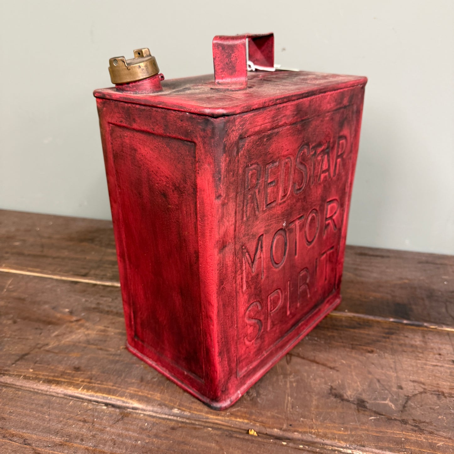 REDSTAR MOTOR SPIRIT PETROL CAN - #9111