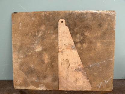 EXIDE HARDBOARD SIGN #9472