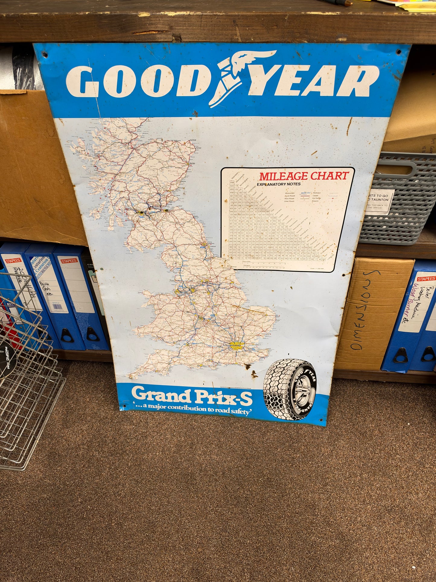 GOODYEAR TIN SIGN #9473