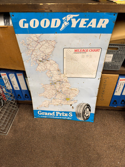 GOODYEAR TIN SIGN #9473