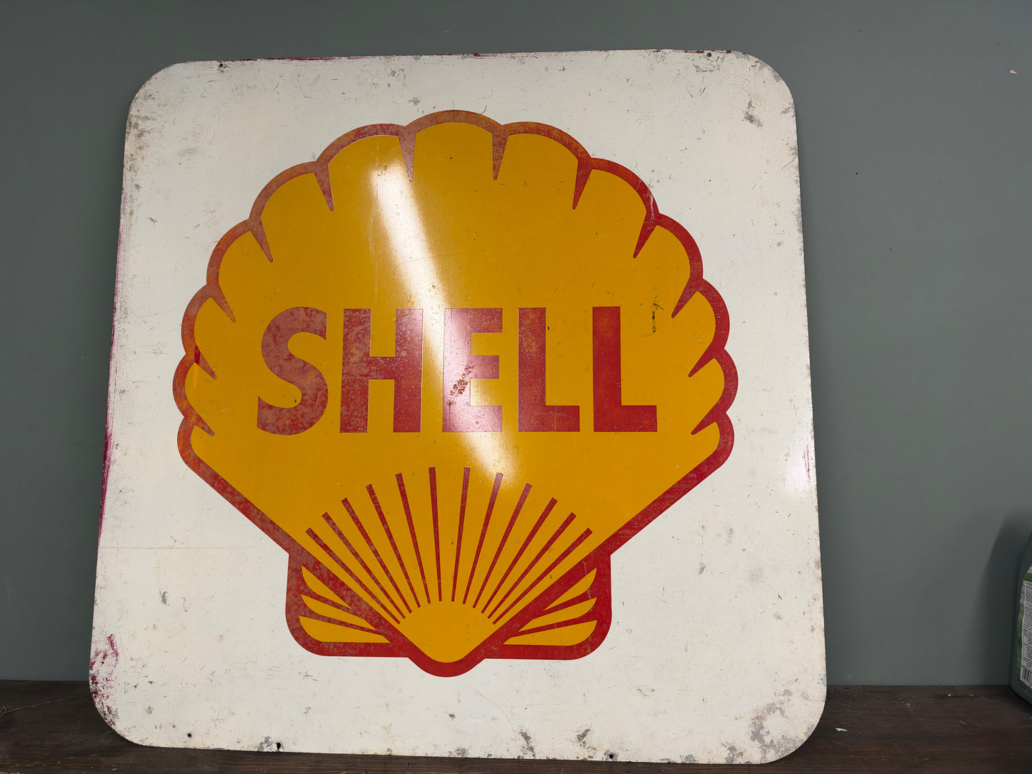 SHELL TIN SIGN #9481