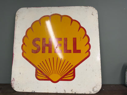 SHELL TIN SIGN #9481