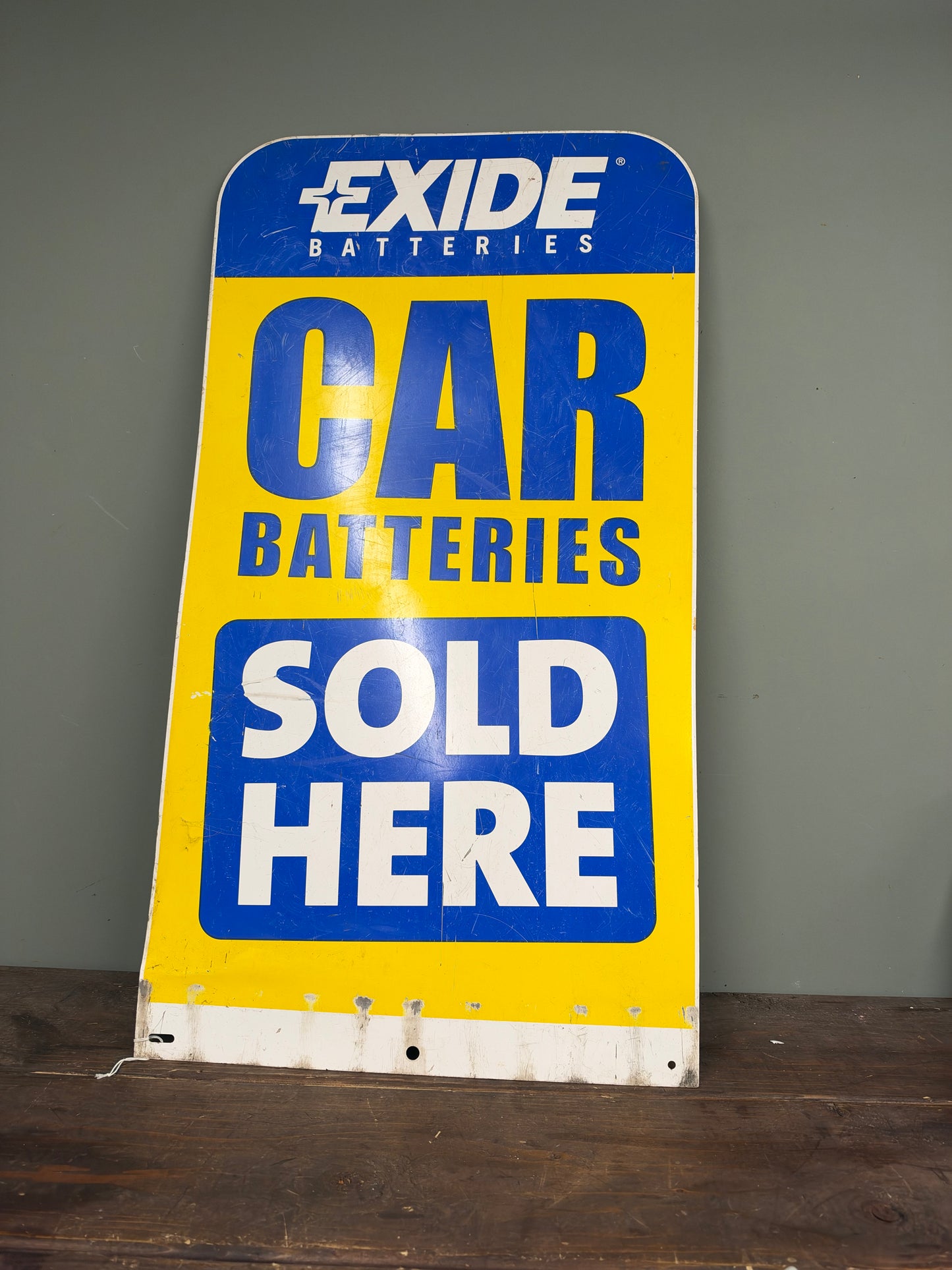 EXIDE TIN SIGN #9485