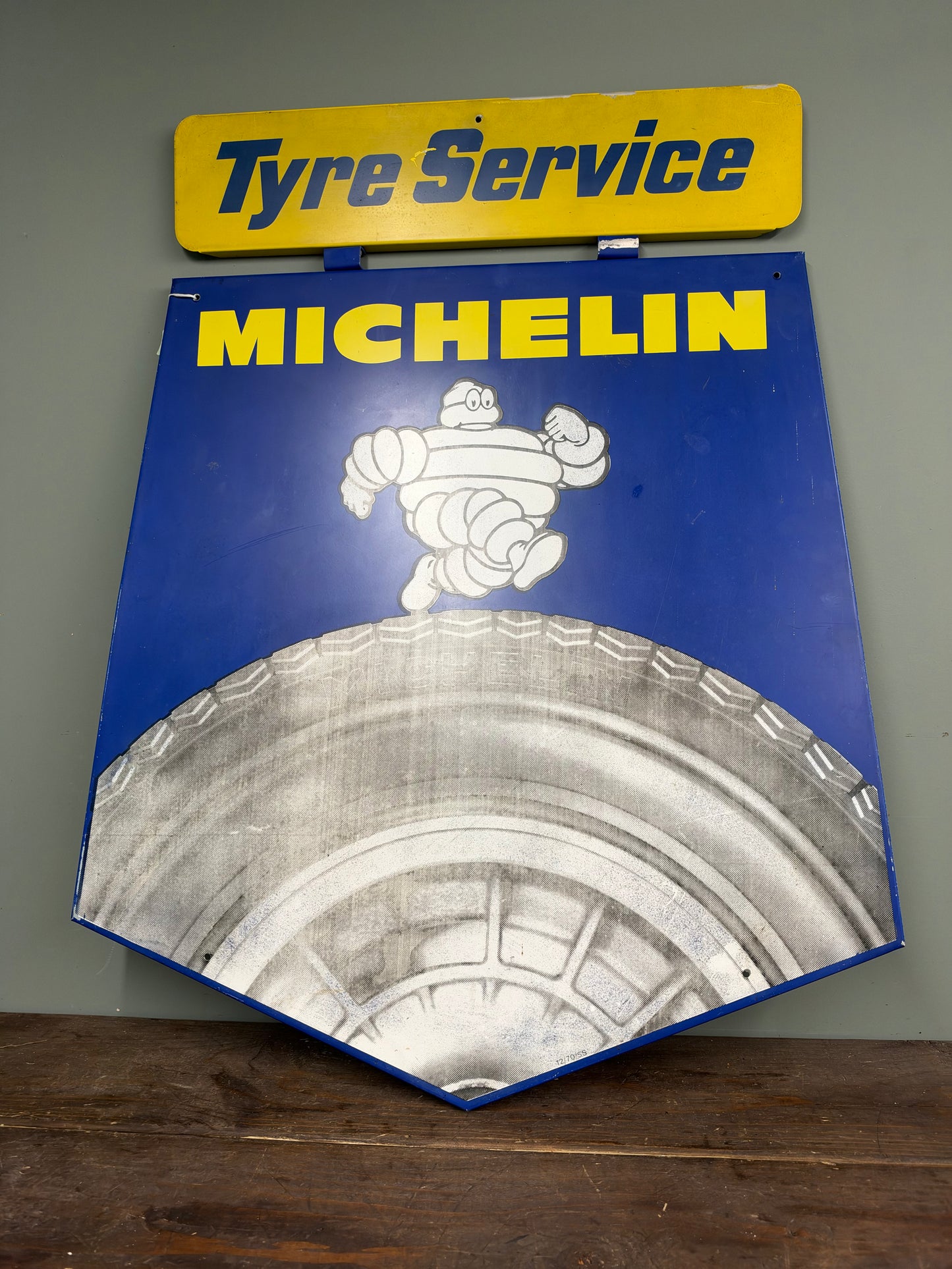 MICHELIN TIN SIGN #9491