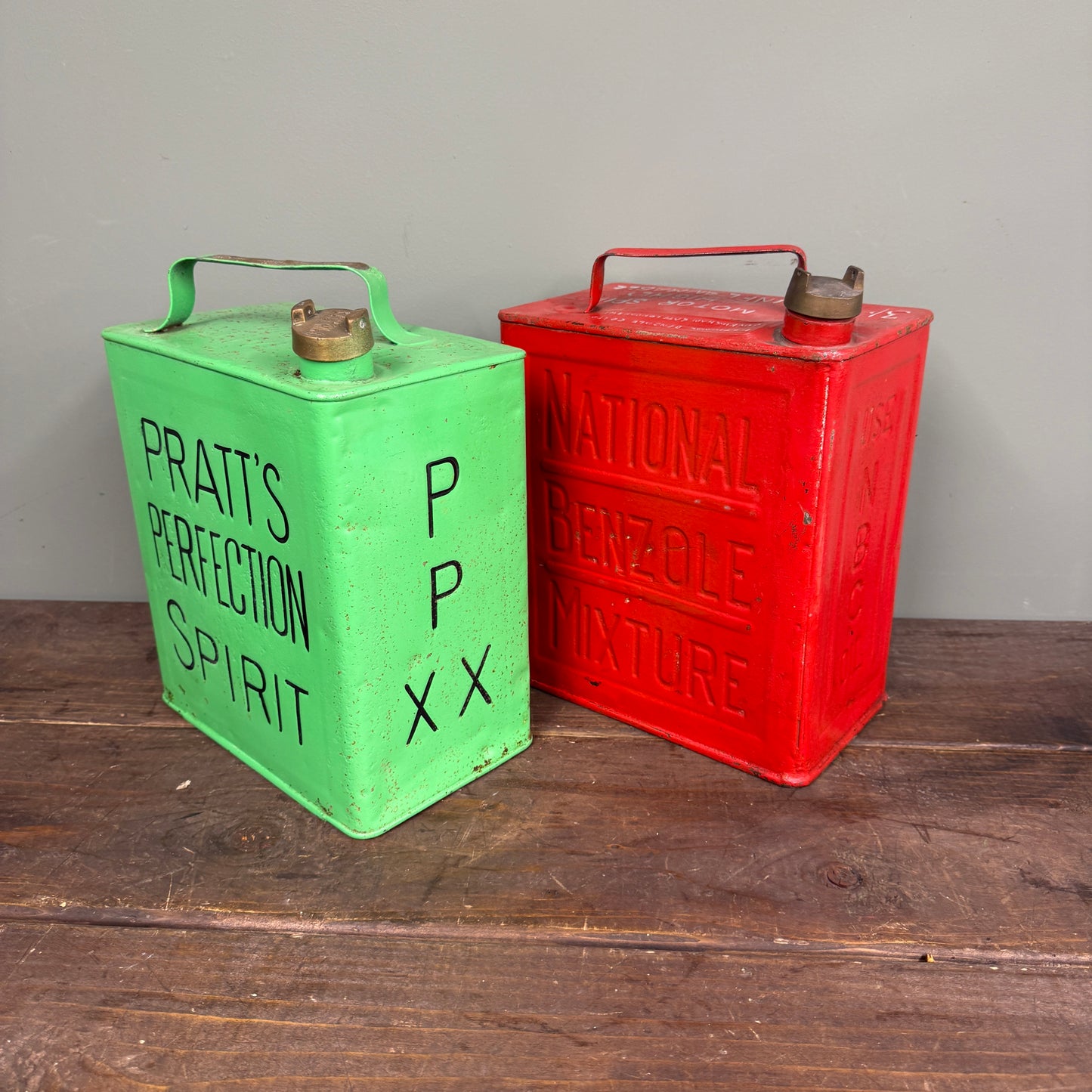 2 X 2 GALLON PETROL CANS - #9124