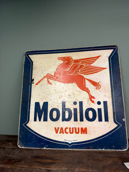 MOBILOIL TIN SIGN #9494