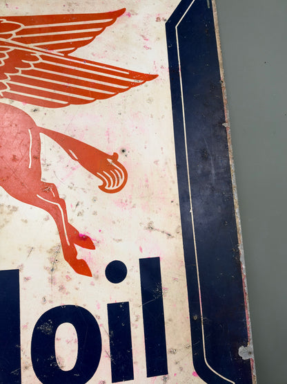 MOBILOIL TIN SIGN #9494