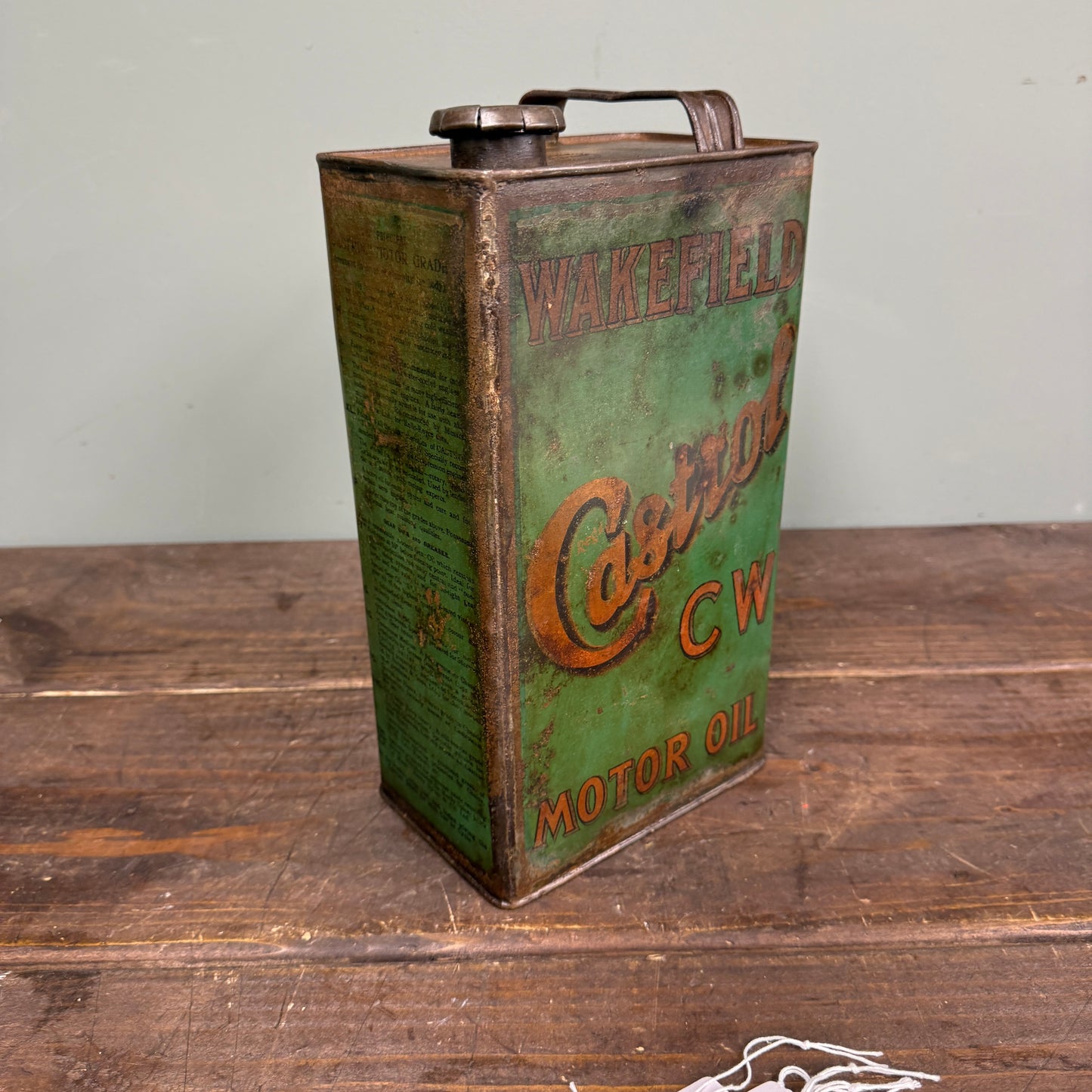 WAKEFIELD CASTROL CW MOTOR OIL CAN - #9134
