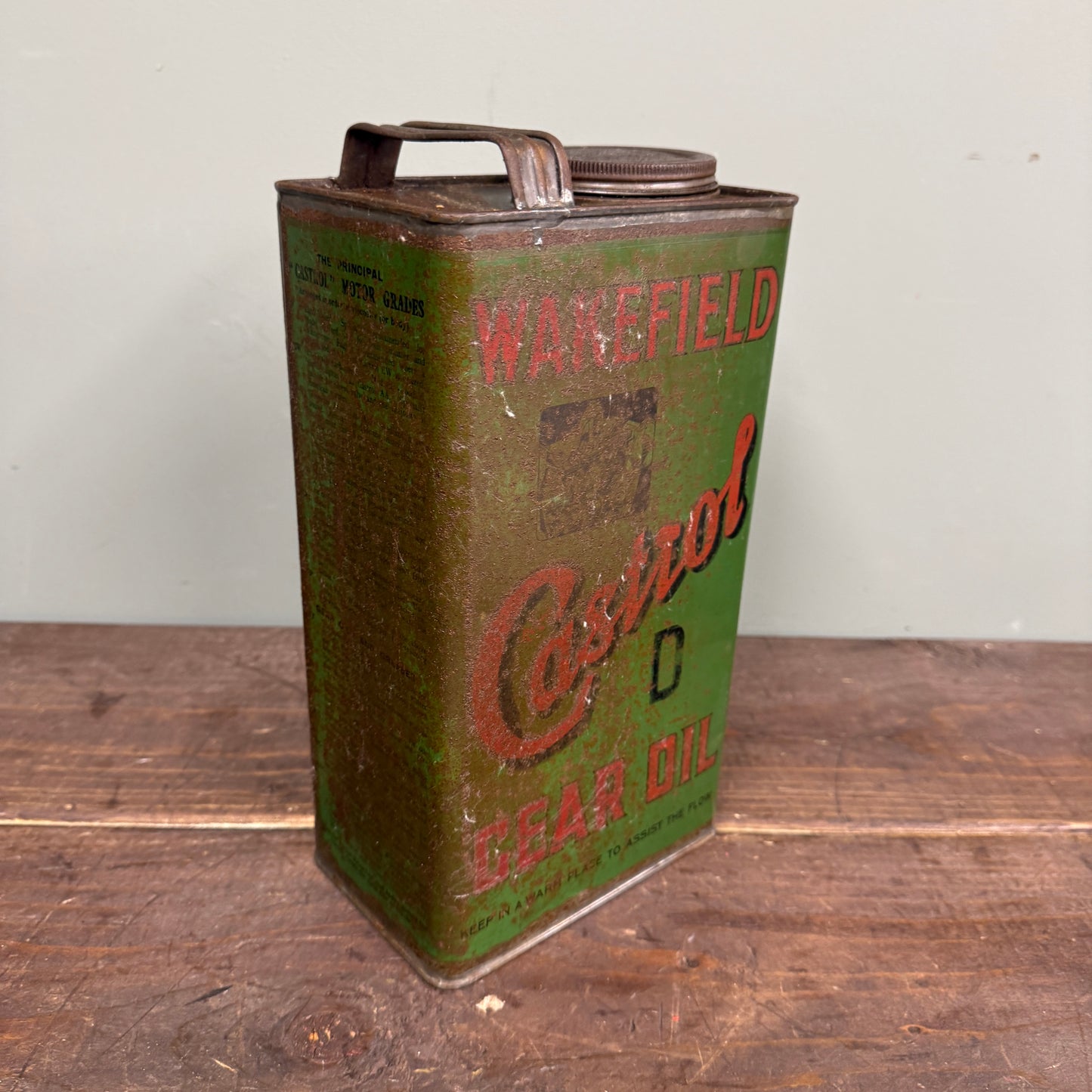 WAKEFIELD CASTROL D MOTOR OIL CAN - #9135