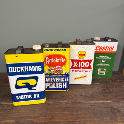 4 X 1 GALLON OIL CANS - #9140