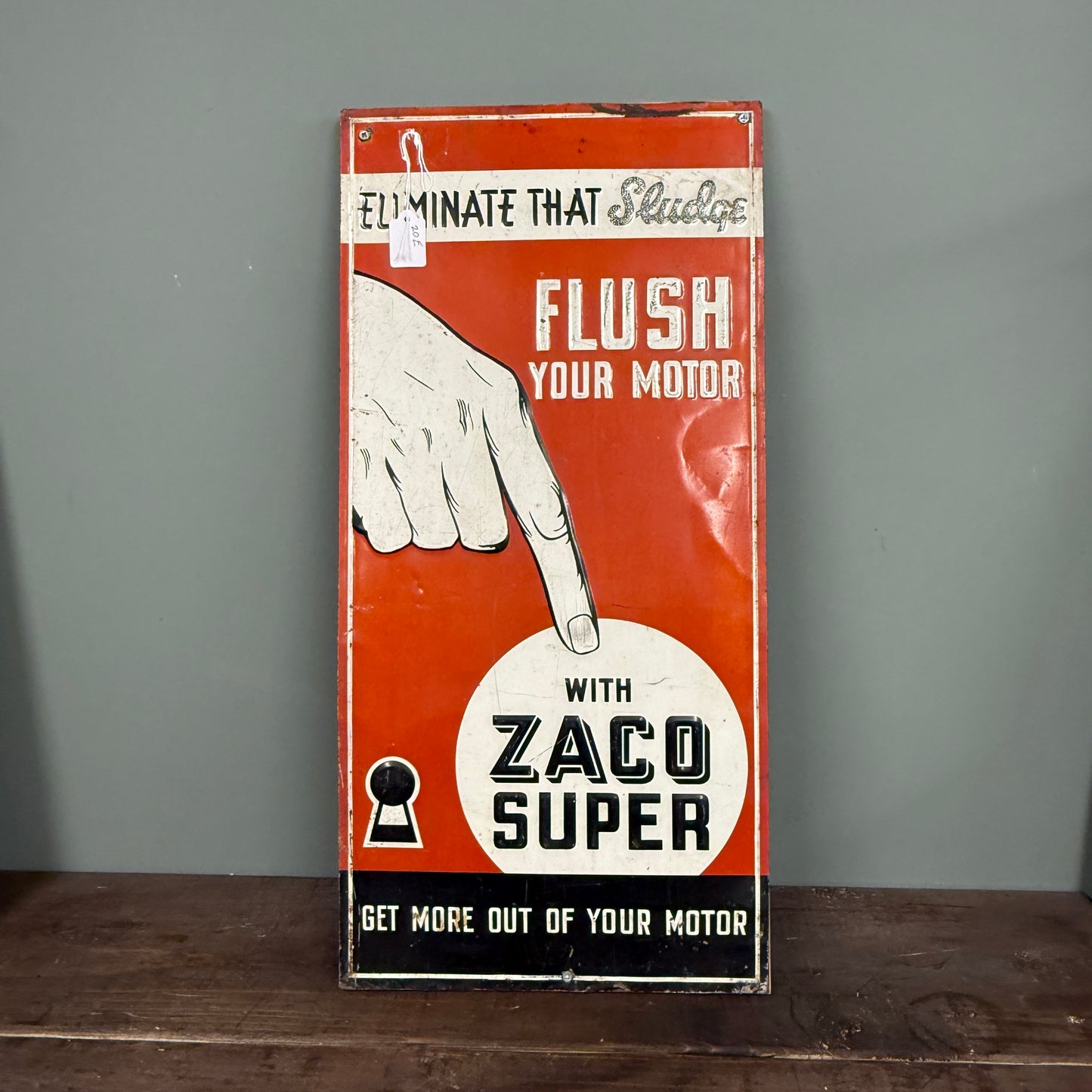 ZACO SUPER TIN SIGN - #9145