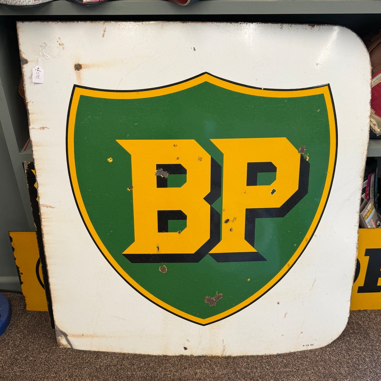 BP ENAMEL SIGN - #9149