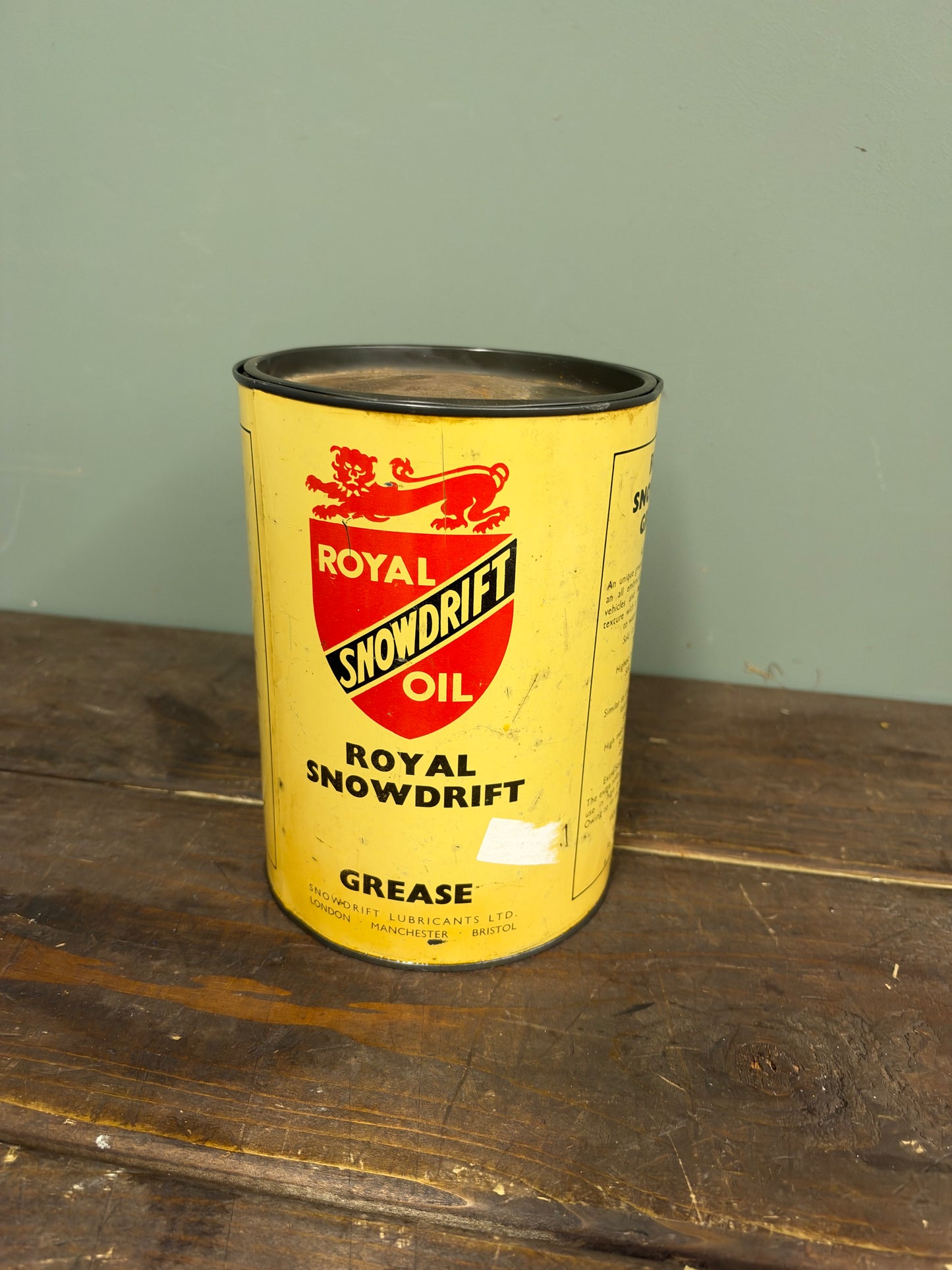 SNOWDRIFT GREASE TIN #9522