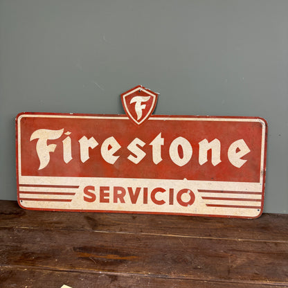 FIRESTONE TIN SIGN - #9174