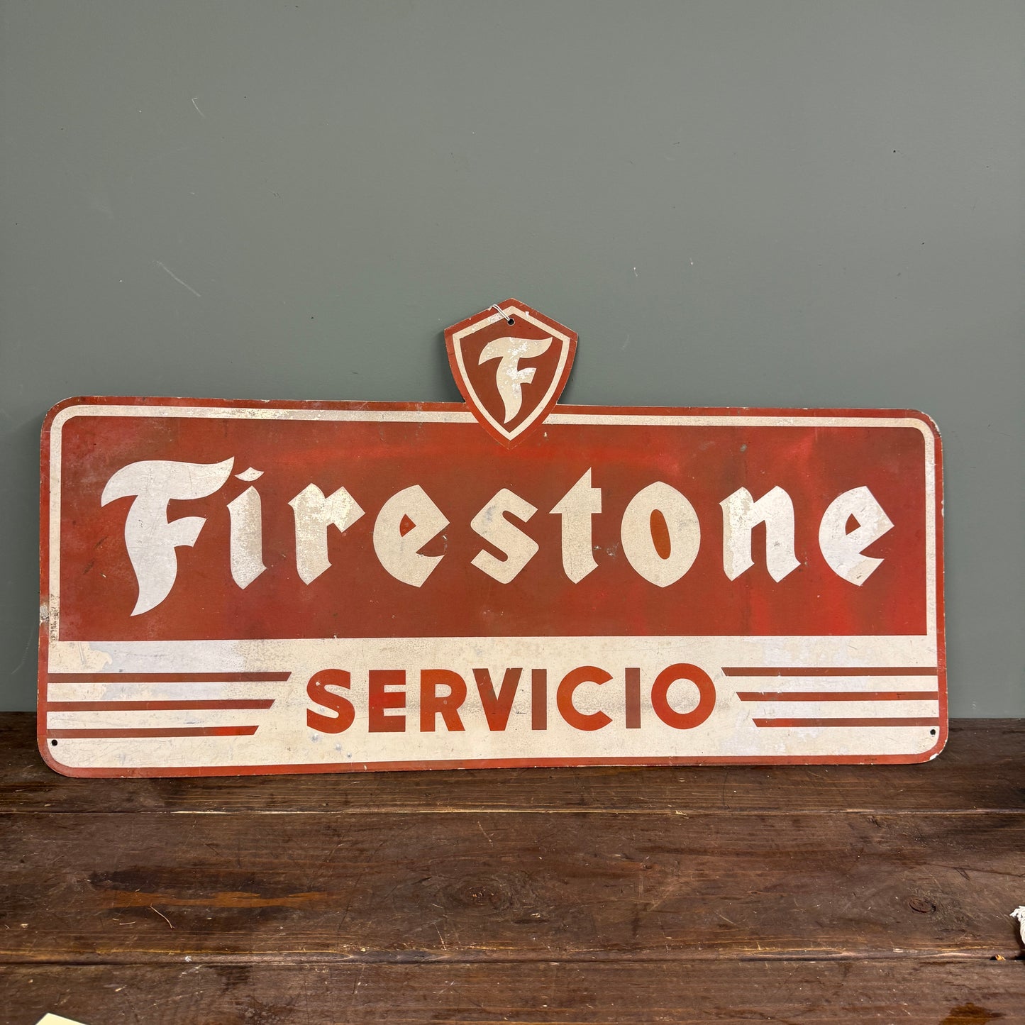 FIRESTONE TIN SIGN - #9174