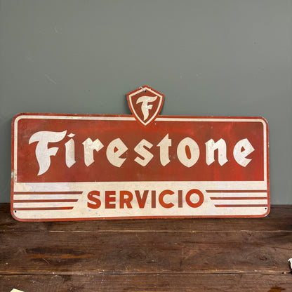 FIRESTONE TIN SIGN - #9174