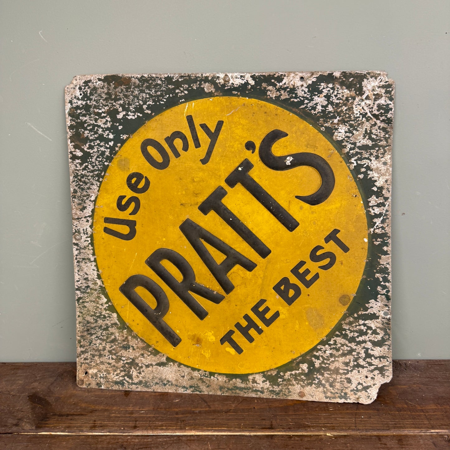PRATTS TIN SIGN - #9152