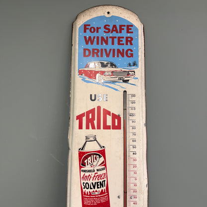 TRICO THERMOMETER TIN SIGN - #9155