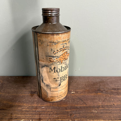 MOBILOIL OIL BB QUART OIL CAN - #9161