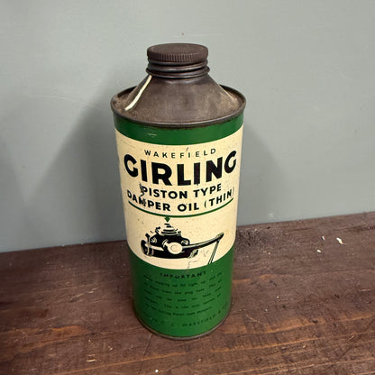 WAKEFIELD GIRLING QUART OIL CAN - #9163