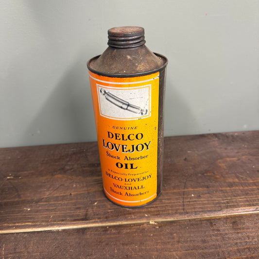 DELCO LOVEJOY QUART OIL CAN - #9165