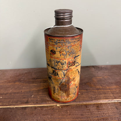 MOBILOIL OIL C QUART OIL CAN - #9166
