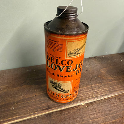 DELCO LOVEJOY QUART OIL CAN - #9171