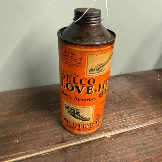 DELCO LOVEJOY QUART OIL CAN - #9171