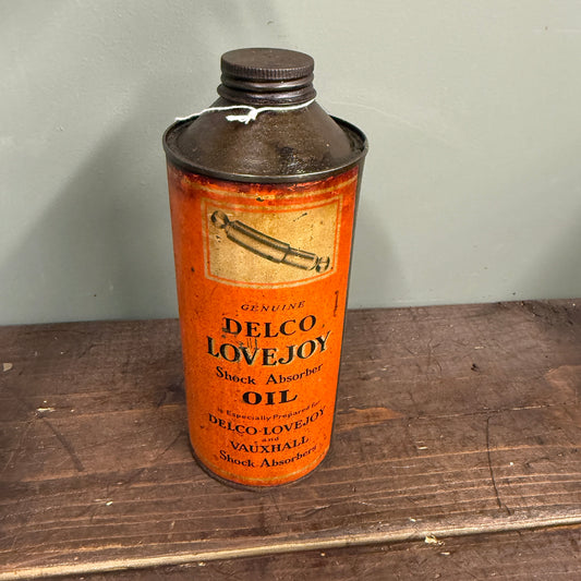 DELCO LOVEJOY QUART OIL CAN - #9171