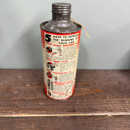 MOBILOIL OIL G QUART OIL CAN - #9173
