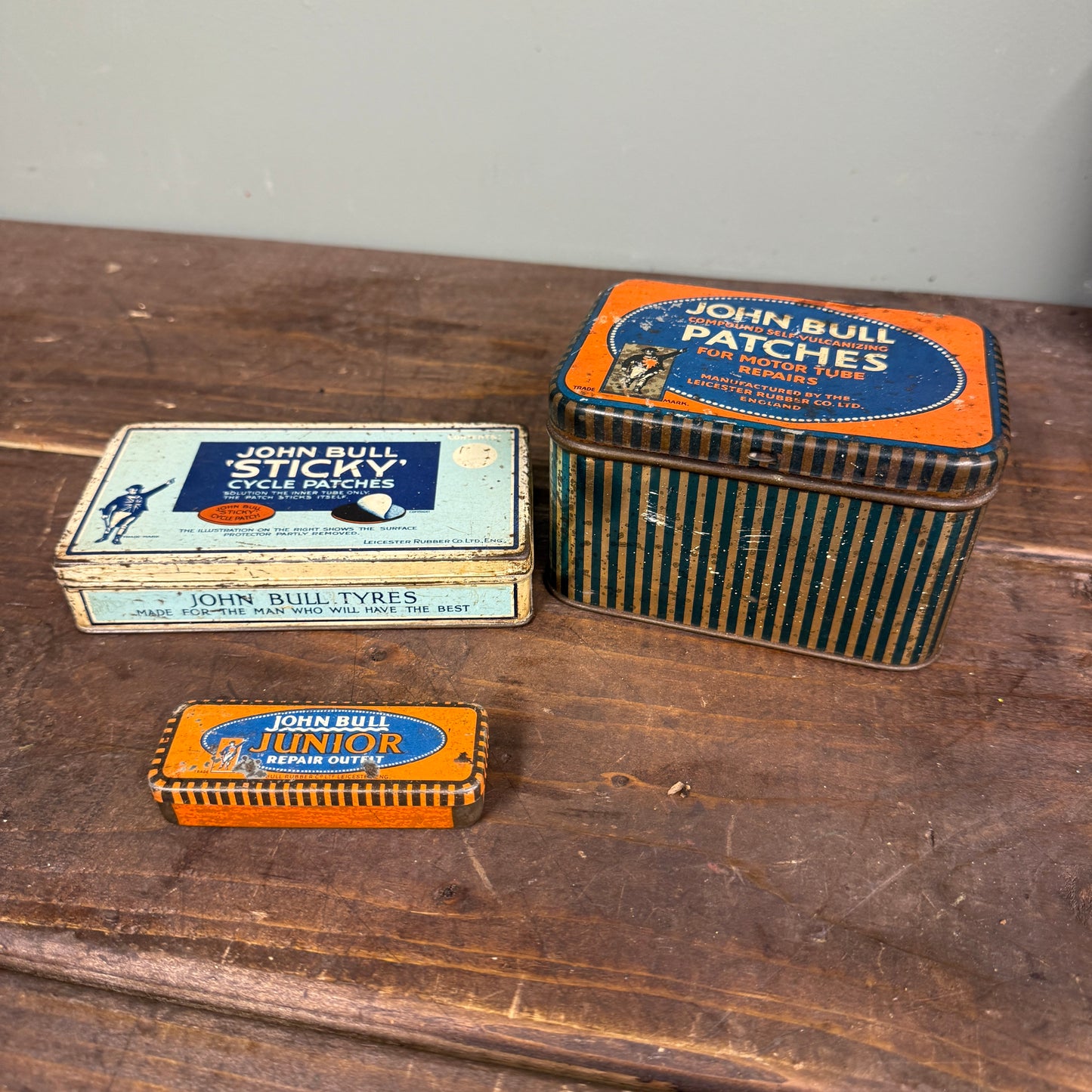 SET OF 3 JOHN BULL TINS #9176