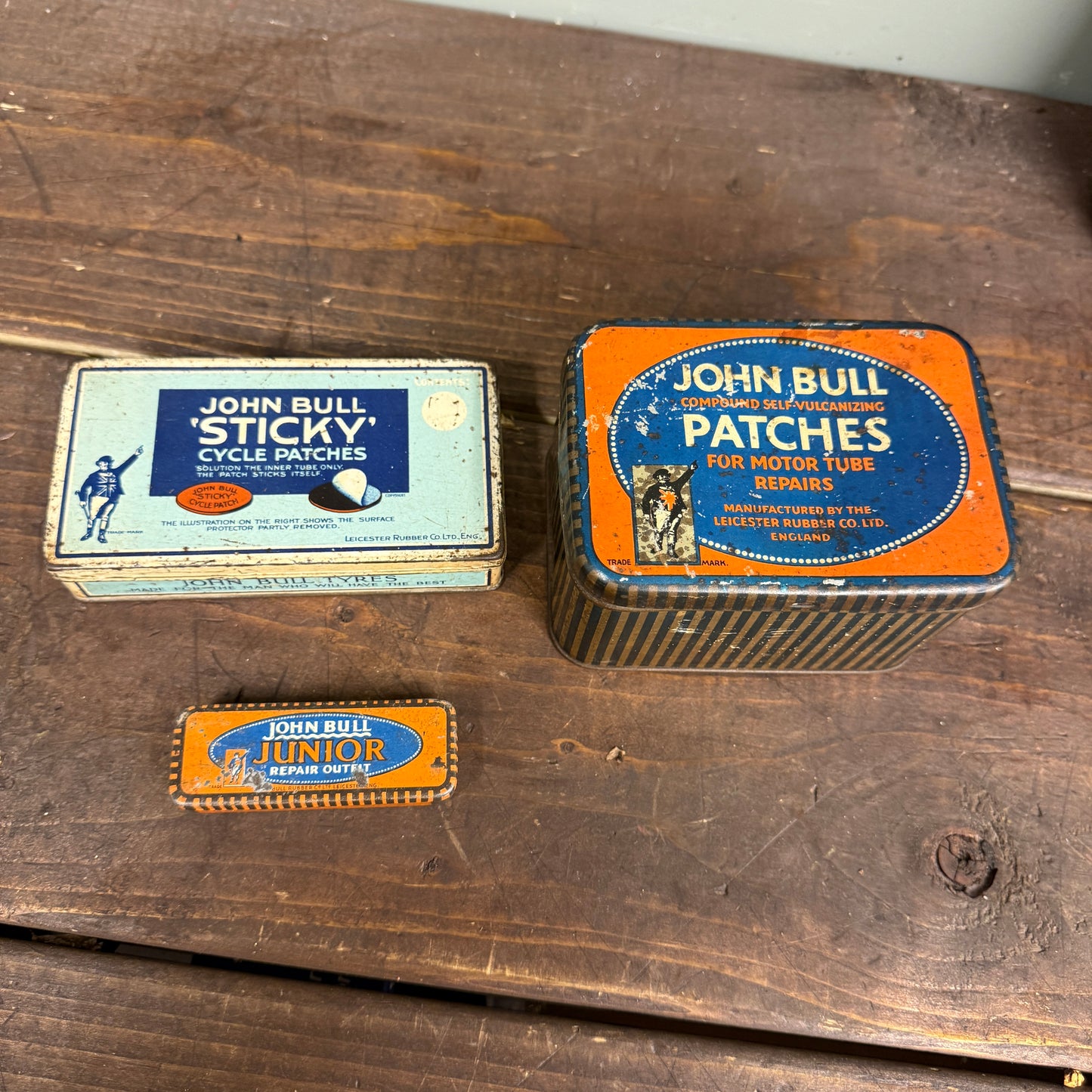 SET OF 3 JOHN BULL TINS #9176