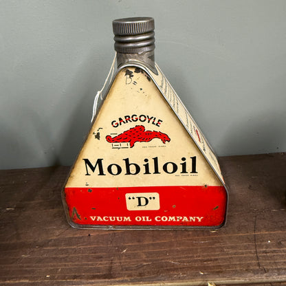 GARGOYLE MOBILOIL OIL 1 LITRE CAN - #9185