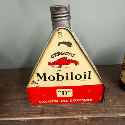 GARGOYLE MOBILOIL OIL 1 LITRE CAN - #9185