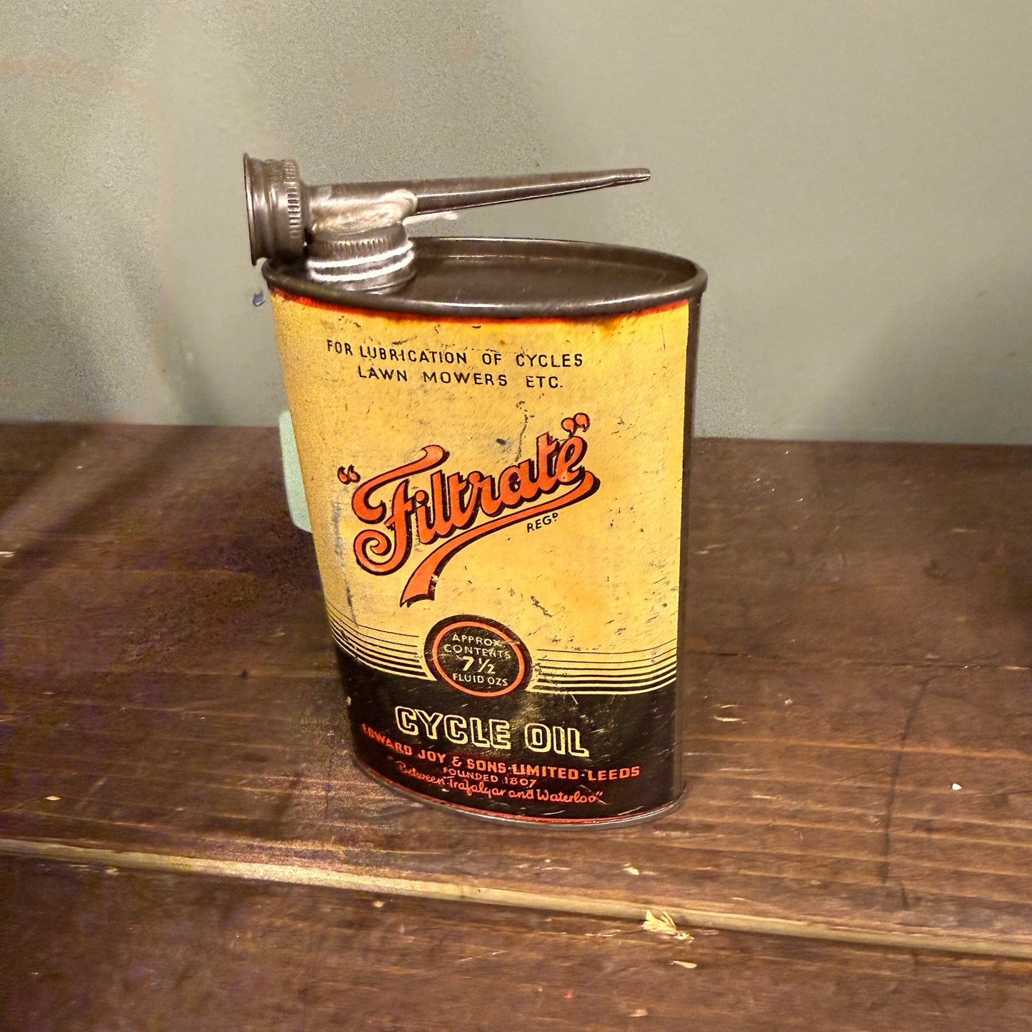 FILTRATE CYCLE OIL CAN #9187
