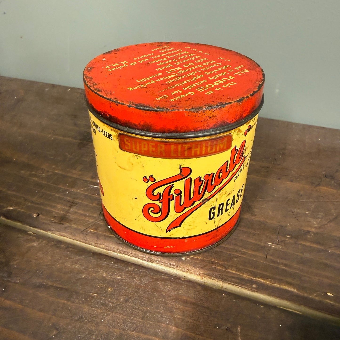 FILTRATE GREASE CAN #9188