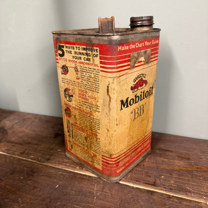 MOBILOIL "BB" OIL CAN   #09202