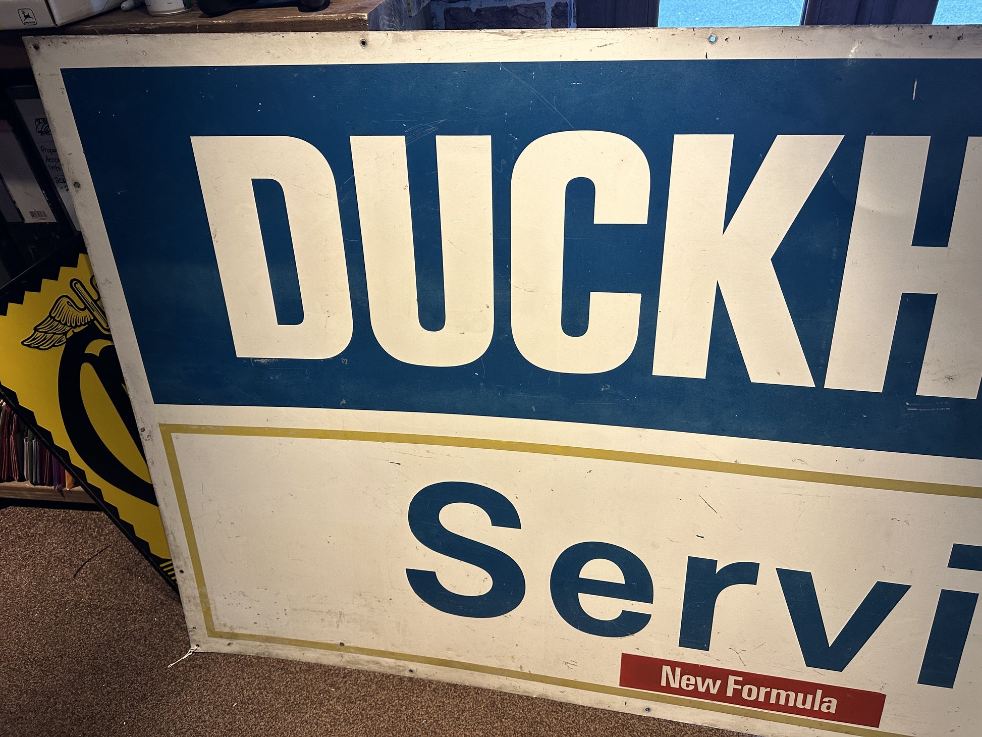 DUCKHAMS SERVICE SIGN #7571 image 1