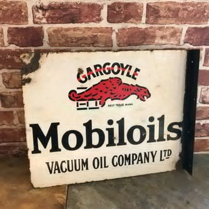 GARGOYLE MOBILOIL - ENAMEL SIGN - #1917 image 0
