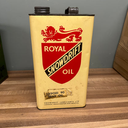 ROYAL SNOWDRIFT OIL CAN  #08474 image 0