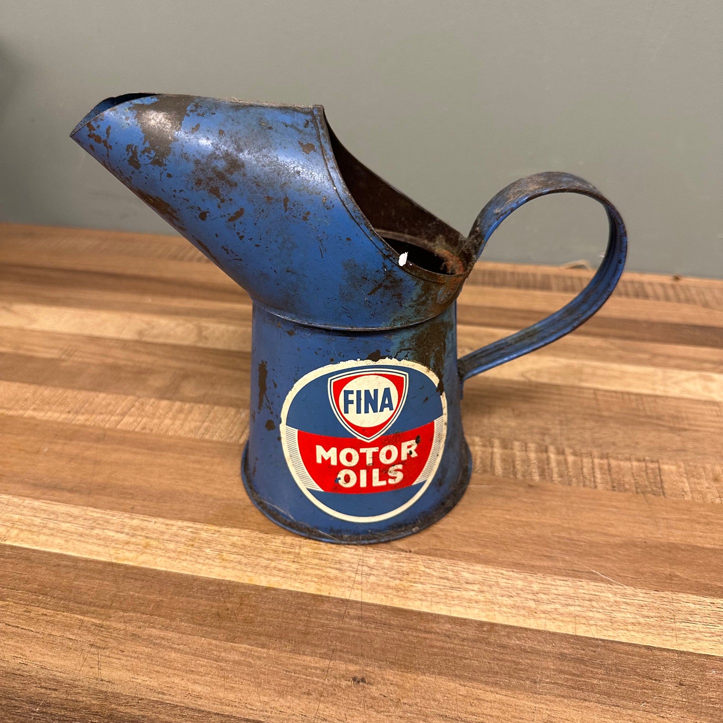 FINA MOTOR OILS OIL JUG  #08461 image 2