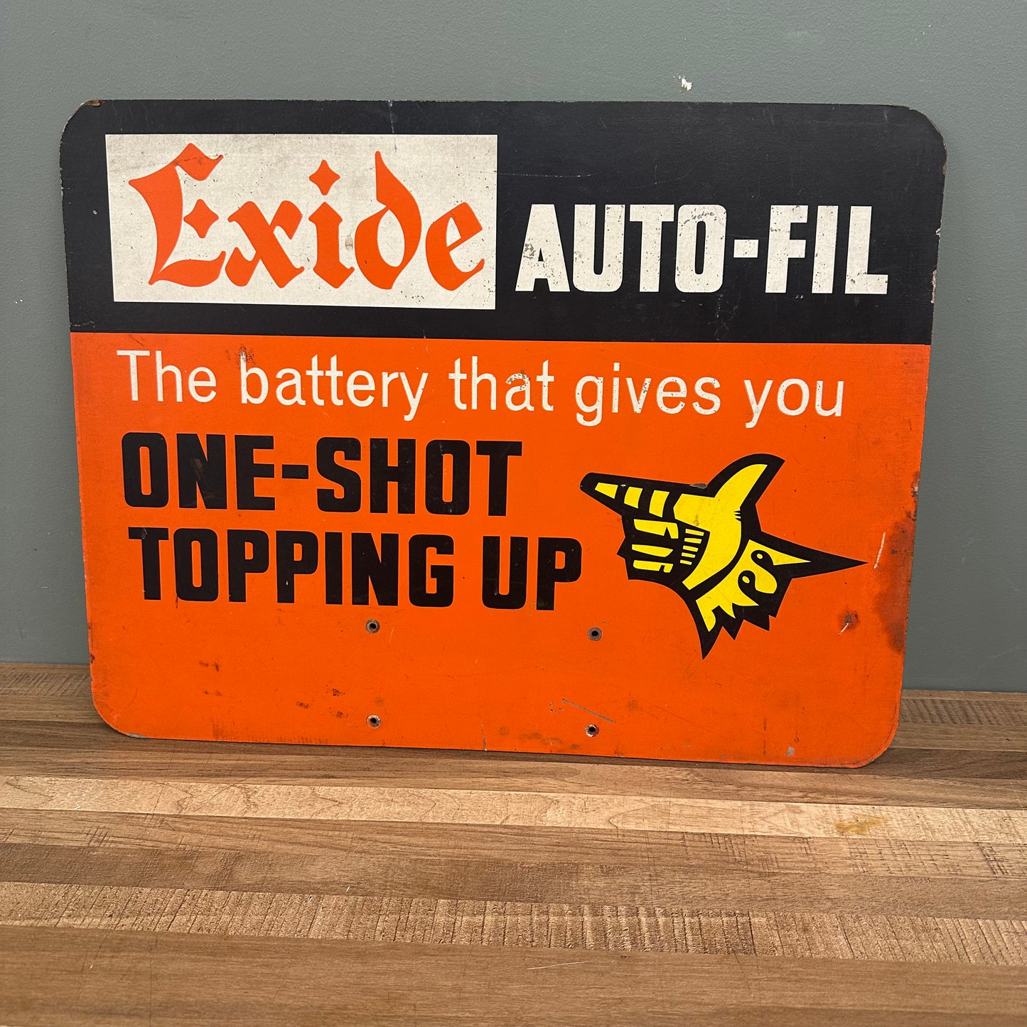 EXIDE HARDBOARD SIGN #08485 image 0
