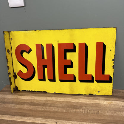 SHELL ENAMEL SIGN #08399 image 2
