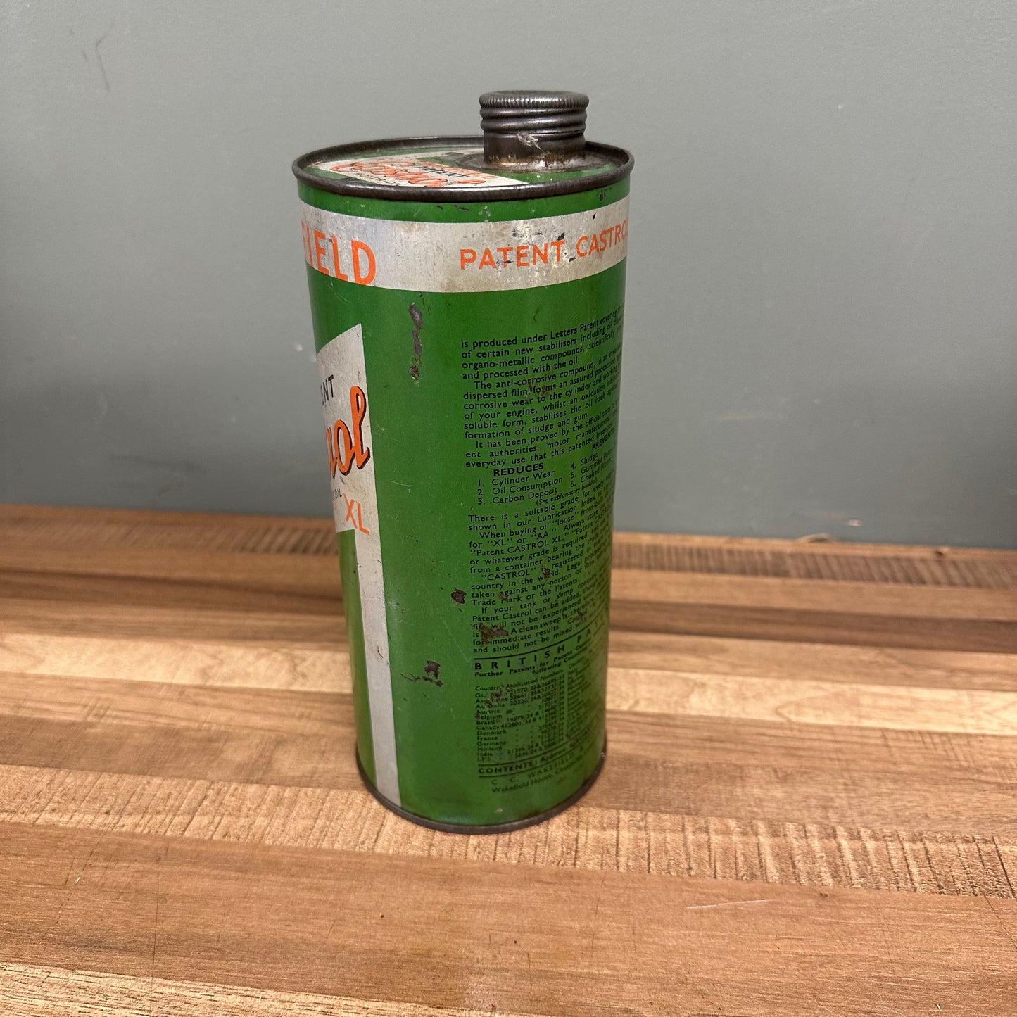 CASTROL XL OIL CAN #08497 image 1