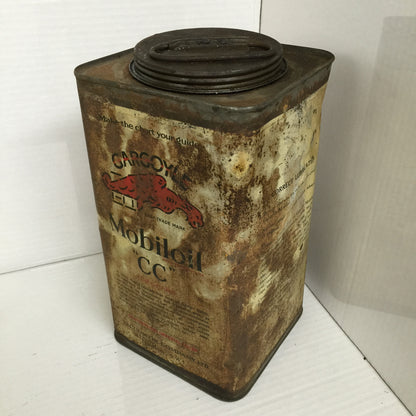 GARGOYLE MOBILOIL CC - ONE GALLON OIL CAN - #339 image 0