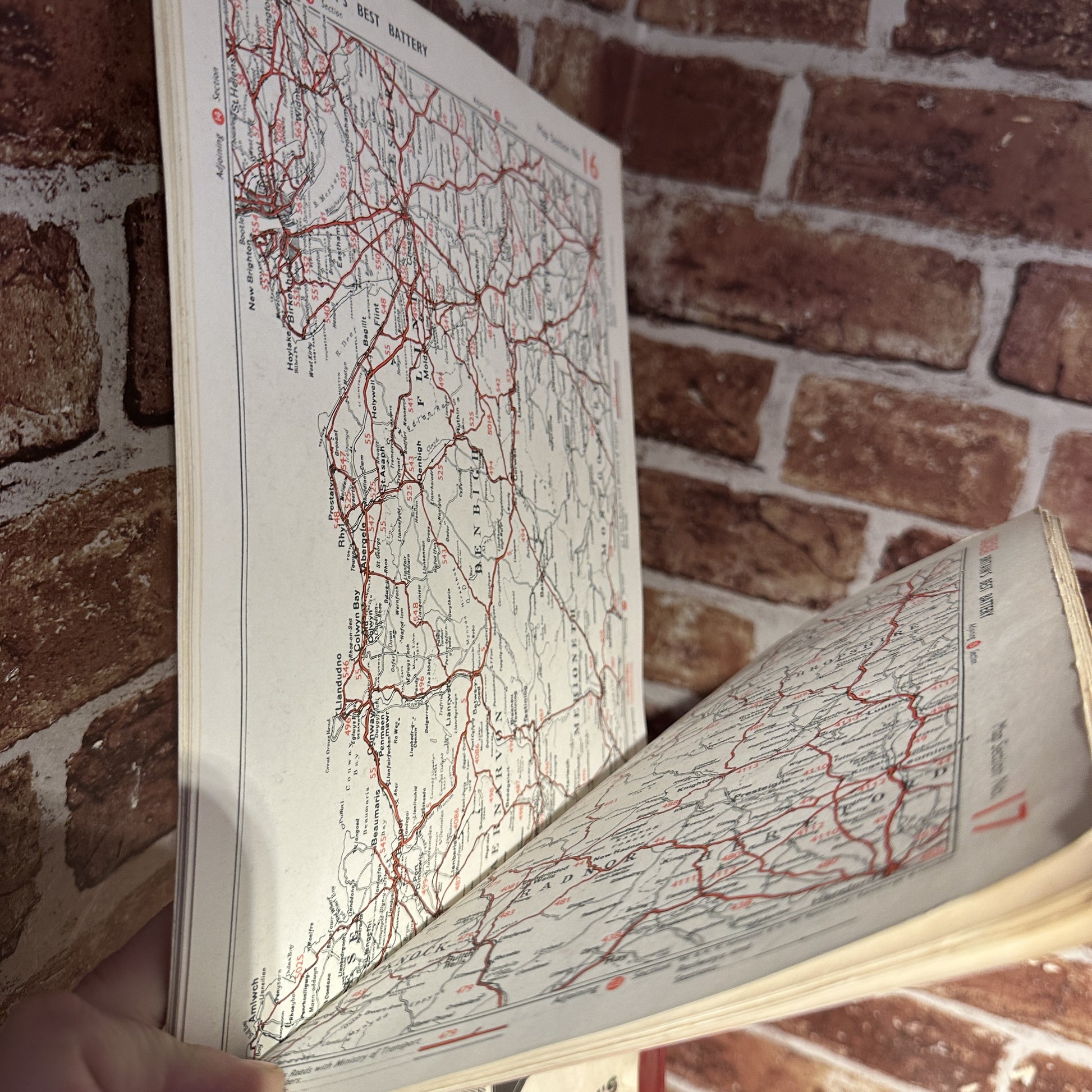 LUCAS BATTERIES FOLDER WITH MAPS #6249 image 2