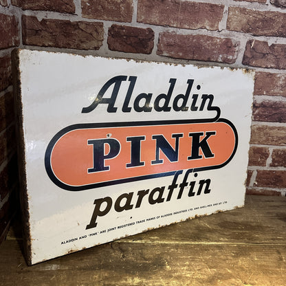 ALADDIN PINK PARAFFIN SIGN #07806 image 0