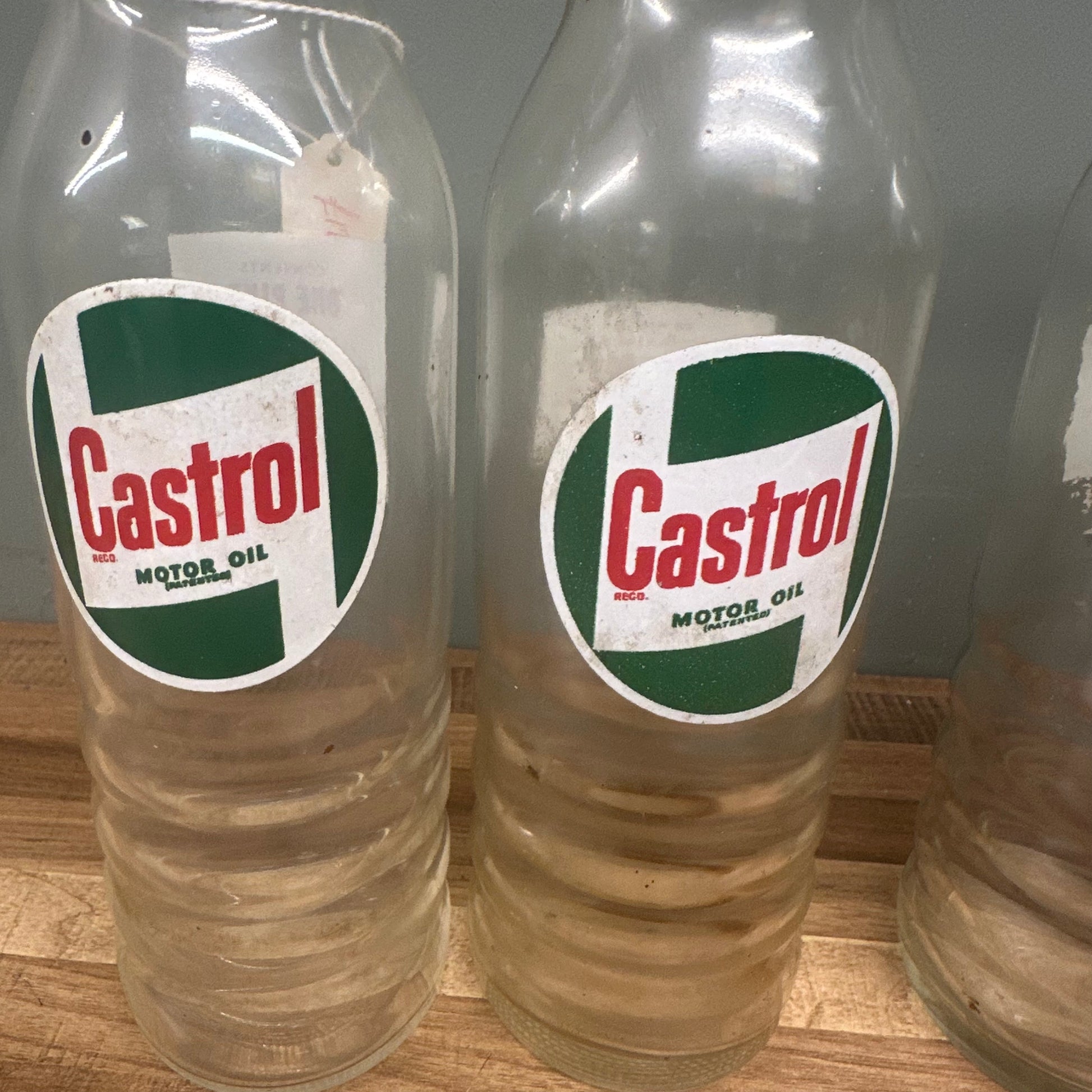 SET OF FOUR CASTROL OIL BOTTLES  #08558 image 1